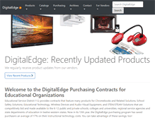 Tablet Screenshot of digitaledge.esd112.org